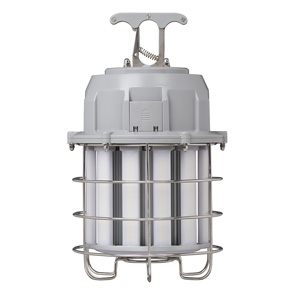 Light Efficient Design 100W Work Site Area Luminaire, Frosted Lens