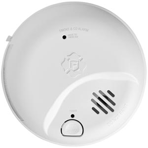 Precision Detection Interconnect Hardwire Smoke and CO Alarm, 10-Year Battery