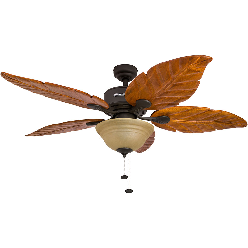Honeywell Sabal Palm Ceiling Fan Bronze Finish 52 Inch 50204