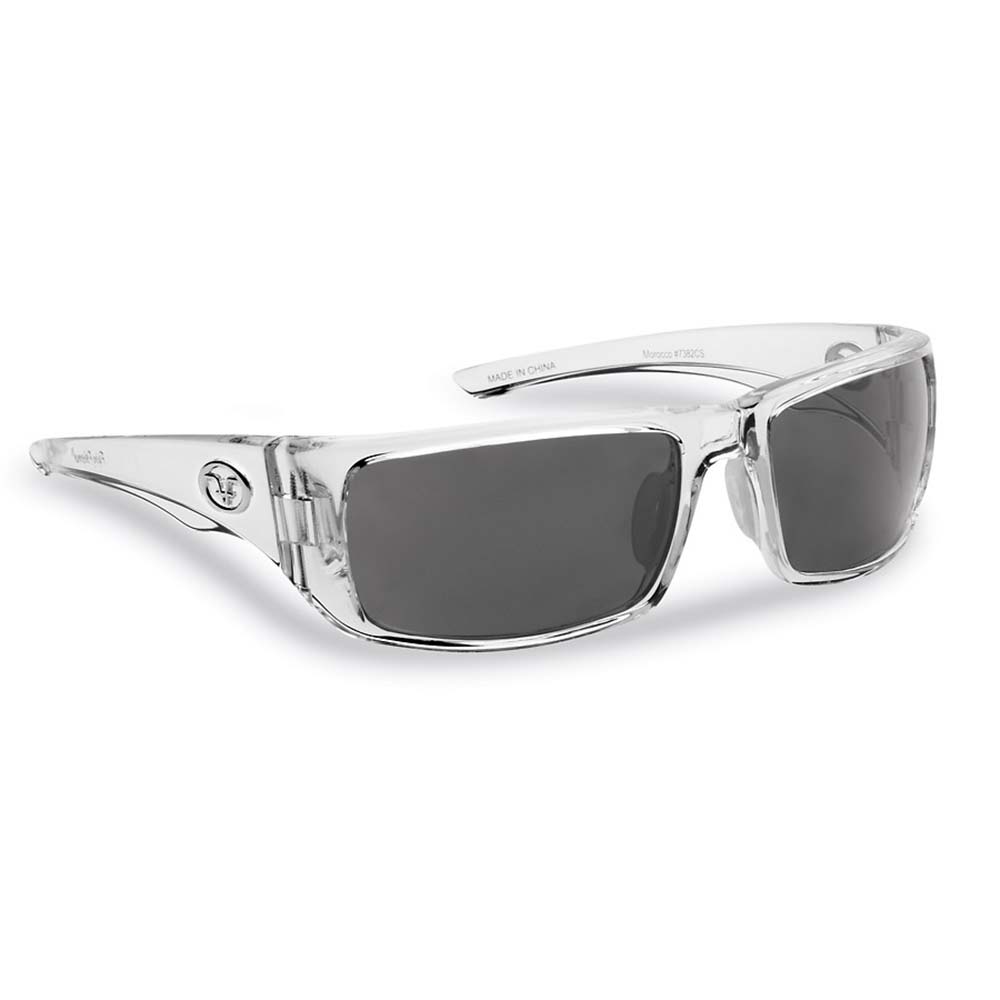 Smoke Matte Black Franes Flying Fisherman 7382BS Morocco Polarized Sunglasses