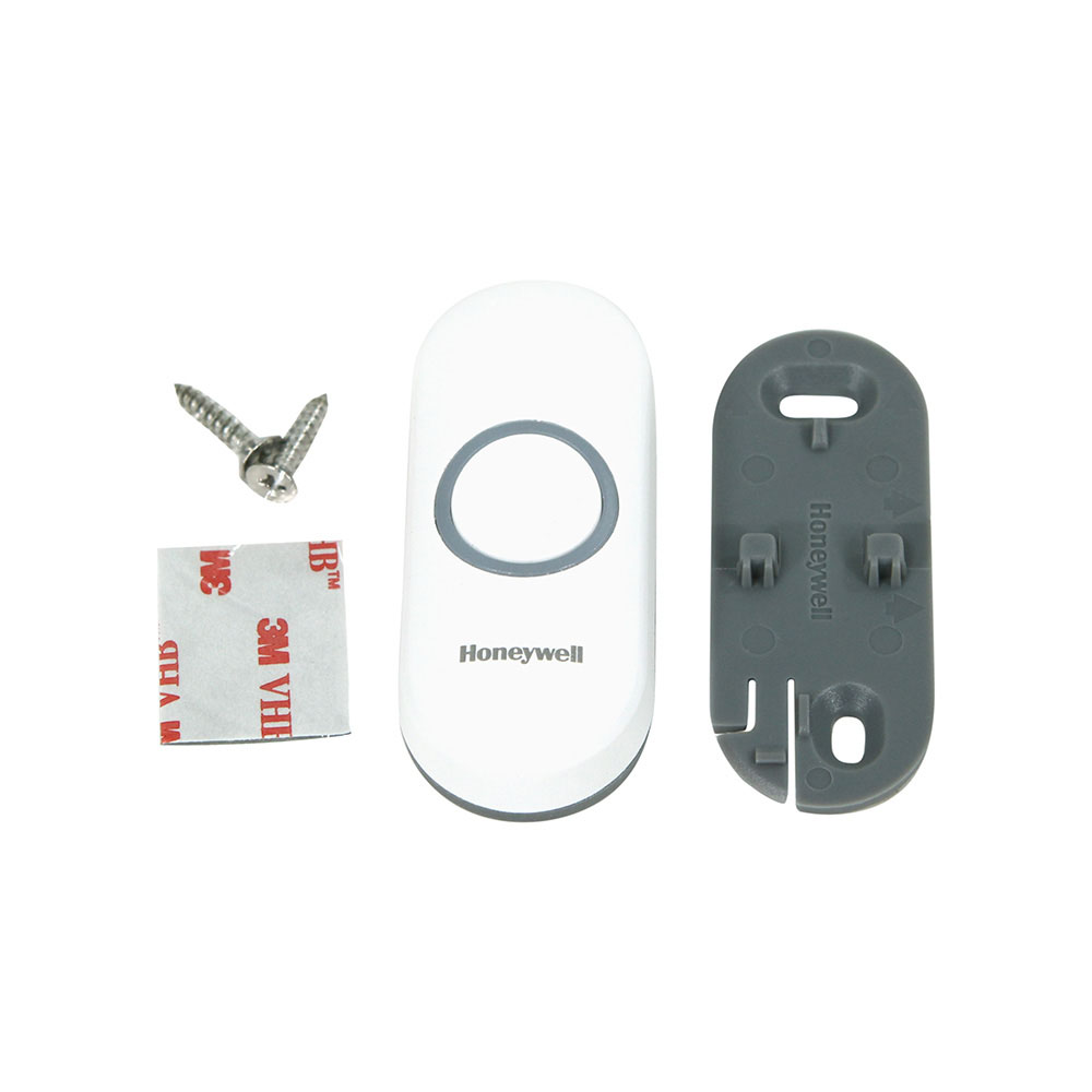 Honeywell Series 3 RDWL311A Wireless Doorbell with Strobe Light & Push  Button