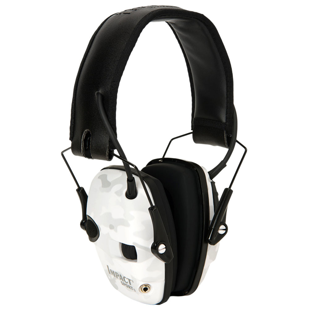 Howard Leight by Honeywell Impact Sport Bolt Sound Amplification Electronic  Earmuff, Black - R-02525