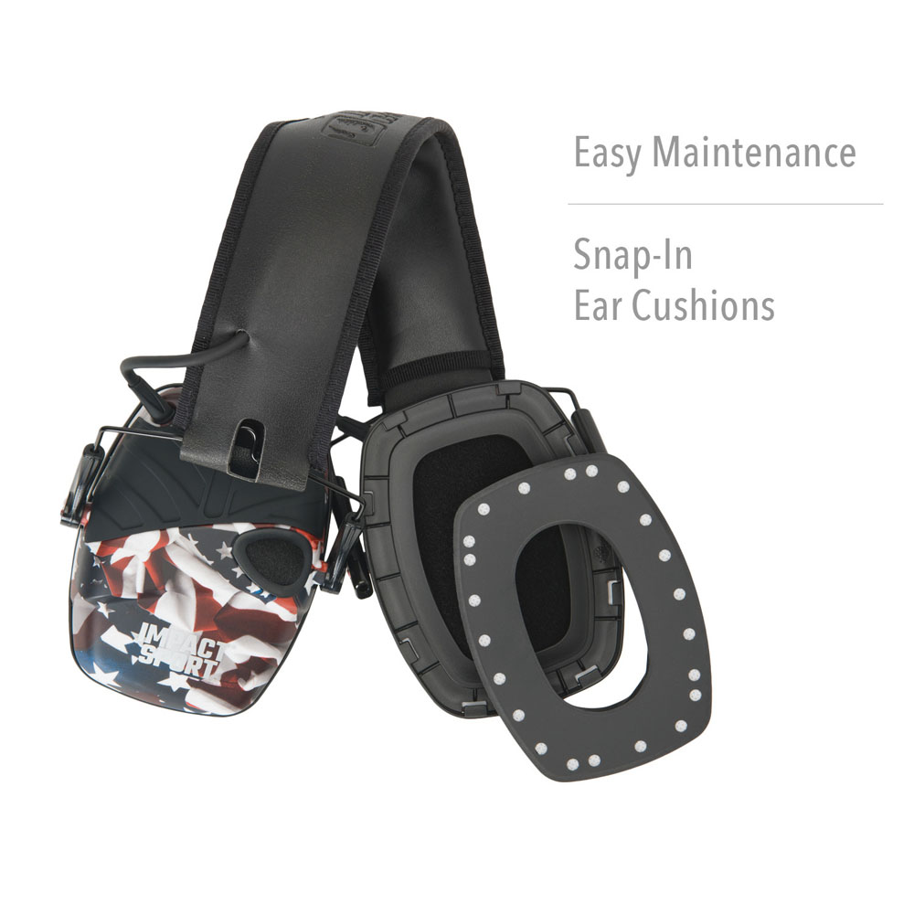 Howard Leight by Honeywell Impact Sport Shooting Earmuff, One Nation  R-02530 Great Brands Outlet