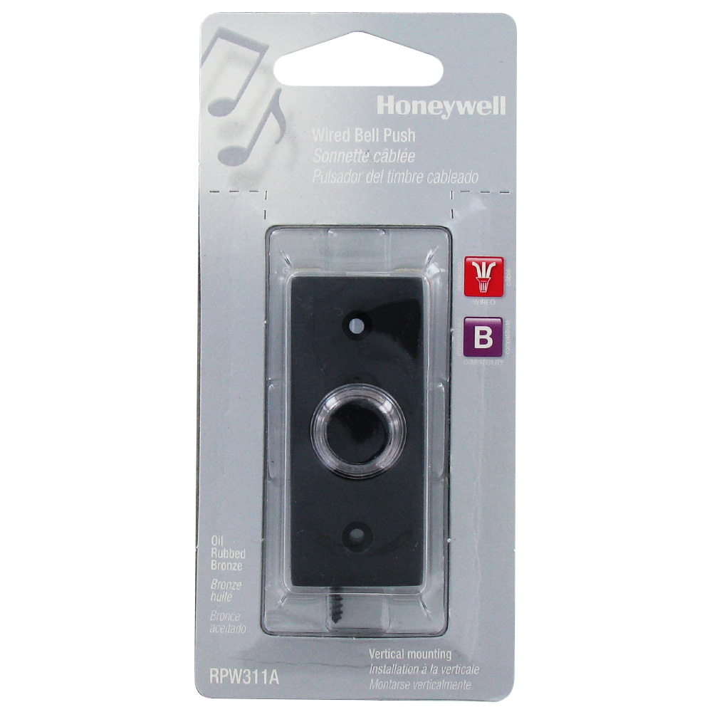 Honeywell Wired Push Button for Door Chime, RPW311A1008/A Great Brands Outlet
