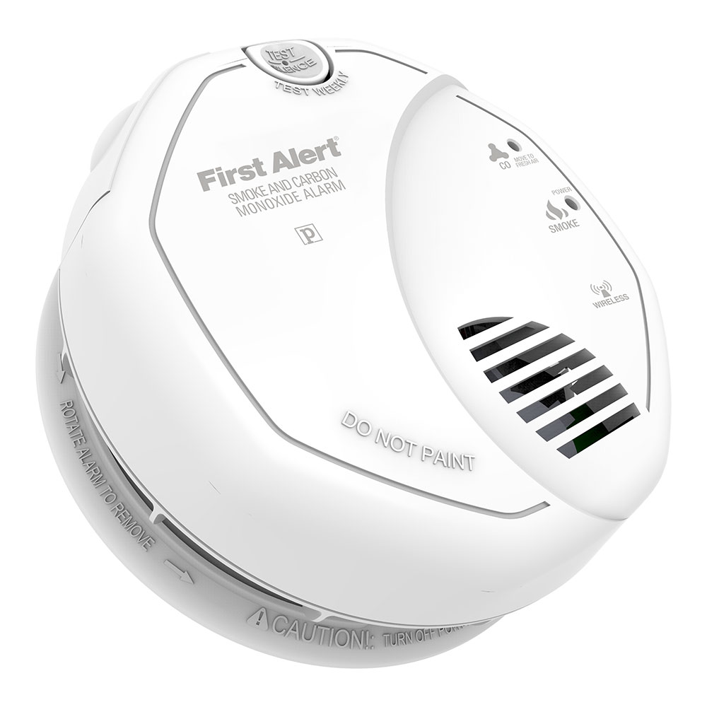 First Alert Z-Wave Enabled Battery Smoke & Carbon Monoxide Combo Alarm (Works with the Ring Alarm Security Kit), ZCOMBO-G (1039833)