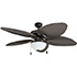 Honeywell Inland Breeze Indoor and Outdoor Ceiling Fan, Bronze, 52-Inch - 50510