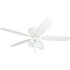 Honeywell Glen Alden Low Profile Ceiling Fan with 4 LED Lights, White, 52-Inch - 50520