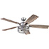 Honeywell Carnegie Rustic Chic Ceiling Fan, Pewter, 52-Inch - 51460