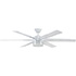 Honeywell Kaliza Modern Ceiling Fan with Remote - 56-inch, Bright White