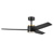Honeywell Altan Indoor/Outdoor Ceiling Fan with LED Light, 52-Inch, Black/Gold
