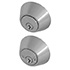 Honeywell Double Cylinder Deadbolt, Satin Nickel, 8112309