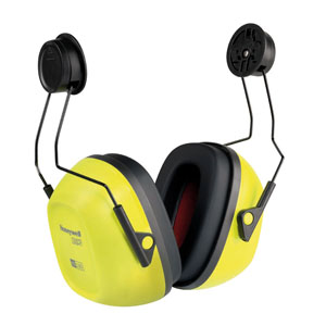 Honeywell VS130HHV VeriShield Hi-Viz Yellow Helmet Capmount Earmuff