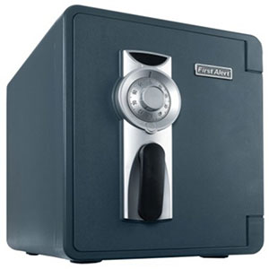First Alert 2087F-BD Waterproof and Fire Resistant Bolt-Down Safe