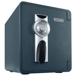 First Alert Combo Waterproof and Fire Resistant Bolt-Down Safe