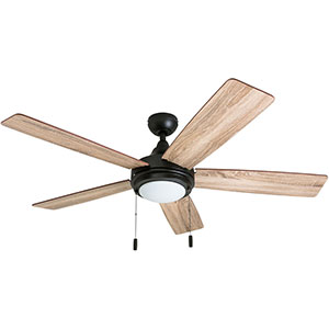 Honeywell Ventnor Modern LED Ceiling Fan - 52 Inch, Espresso Bronze