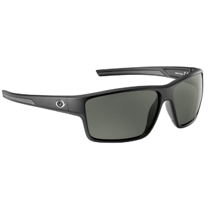 Flying Fisherman 7309BS Mojarra Polarized Rhinolens Sunglasses, Black / Smoke Lenses