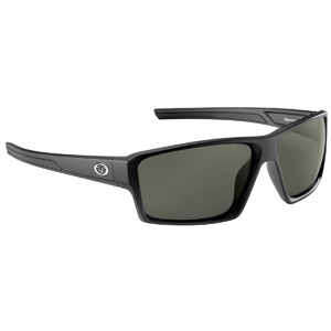 Flying Fisherman 7374BS Windley Polarized Rhinolens Sunglasses, Black / Smoke