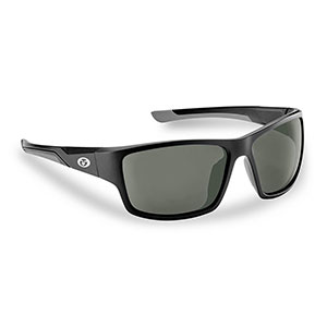 Flying Fisherman 7712BS Sand Bank Polarized Sunglasses, Matte Black / Smoke