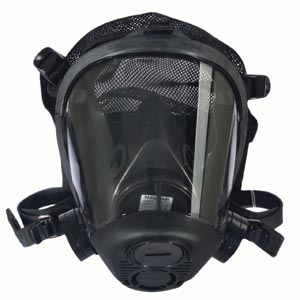 Honeywell Survivair Opti-Fit Tactical Gas Mask with Mesh Headnet, Large