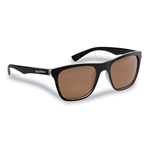 Flying Fisherman 7837BC Fowey Polarized Sunglasses, Crystal-Matte Black Frames, Copper Lenses