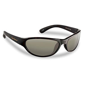 Flying Fisherman 7865BS Key Largo Polarized Sunglasses, Black Frames With Smoke Lenses