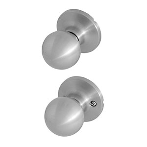 Honeywell Ball Passage Door Knob, Satin Nickel