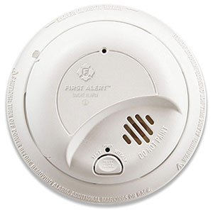 First Alert BRK Brands Hardwired Ionization Smoke Alarm with 10-Year Battery Backup - 9120LBL