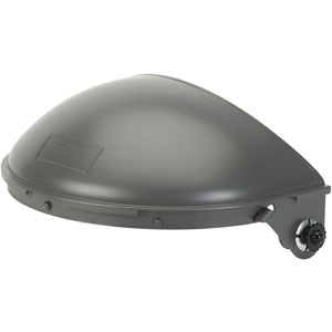 Fibre-Metal Face shield System for 7 inch Crown Hard Hats, Quick-Lok Mounting