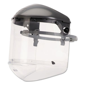 Fibre-Metal Dual Crown High Performance Faceshields, F400 Crown,  6750CL Window