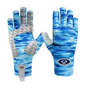 Flying Fisherman G2200-L/XL Sunbandit Pro Series Gloves Blue Water L/XL