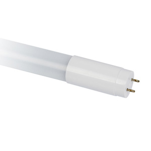 Light Efficient Design 4 ft. 12W T8 Tube Lamp, Type A/B, Plastic Lens, 3500K