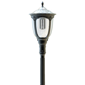 Light Efficient Design 20W Solar Post Top Light W/PIR, 4000K