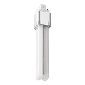 Light Efficient Design 10W, GX24Q Four Pin-Base CFL/PL Light, 3500K, 120-277V