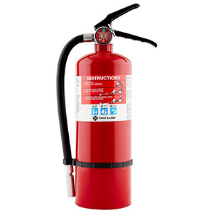 First Alert Rechargeable Heavy Duty Plus Fire Extinguisher - 3-A:40-B:C