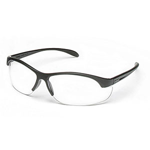 Honeywell HL200 Youth Shooting Safety Eyewear, Black, Clear Anti-Fog Lens