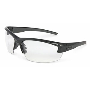 Honeywell Mercury Shooter's Safety Eyewear, Black Frame, Clear Lens - R-02104