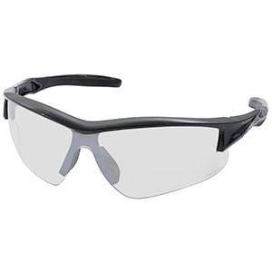 Howard Leight by Honeywell Acadia Shooter's Safety Eyewear, Black Frame, SCT-Reflect 50 (I/O) Lens with Scratch-Resistant Hardcoat Lens Coating - R-02216