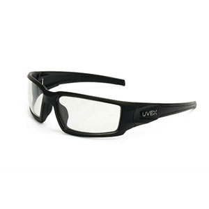 Honeywell Hypershock Shooter's Safety Eyewear, Black Frame, Clear Lens - R-02230