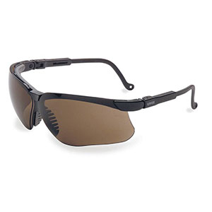 Honeywell Genesis Shooter's Safety Eyewear, Black Frame, Espresso Lens - R-03572
