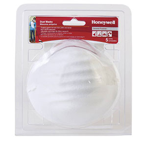 Honeywell Nuisance Particulate Disposable Dust Mask, 5-Pack