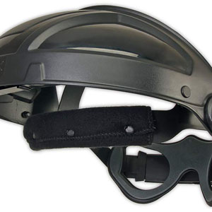 Uvex by Honeywell Turboshield Face Shield Headgear, Black