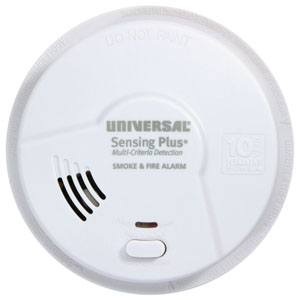 USI Sensing Plus Kitchen Smoke and Fire Alarm With 10 Year Battery