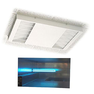 Honeywell Commercial Air Cleaner with UV and 99.97% HEPA Filter, White