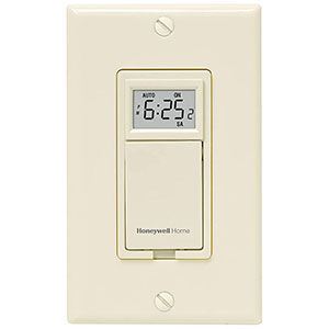 Antologi kugle afkom Honeywell Programmable Light Switch Timers, Automatic Lights, and 7-day Programmable  Light Switch Timers. Honeywell RPLS731B1009/U 7-Day Programmable Light  Switch Timer (Almond). | Great Brands Outlet