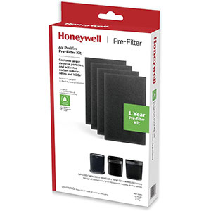 Honeywell Carbon Pre-Filter A For HPA300 Series Air Purifiers, 4 Pack