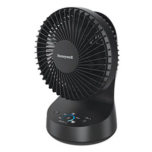 Honeywell QuietSet 5 Oscillating Table Fan, Black