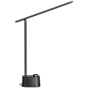 Honeywell Foldable Modern Table Lamp with USB A+C Charging Port, Black