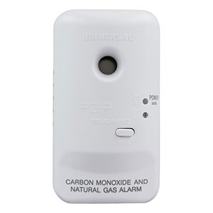 USI Plug-In 2-in-1 CO and Natural Gas Smart Alarm with Battery Backup (MCN400B)