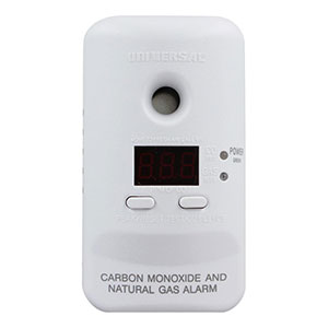 USI Digital Display Plug-In 2-in-1 CO and Natural Gas Smart Alarm