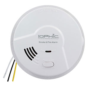 USI Electric Hardwired 2-in-1 Universal Smoke Sensing Smoke and Fire Alarm with Battery Backup (MDS107)
